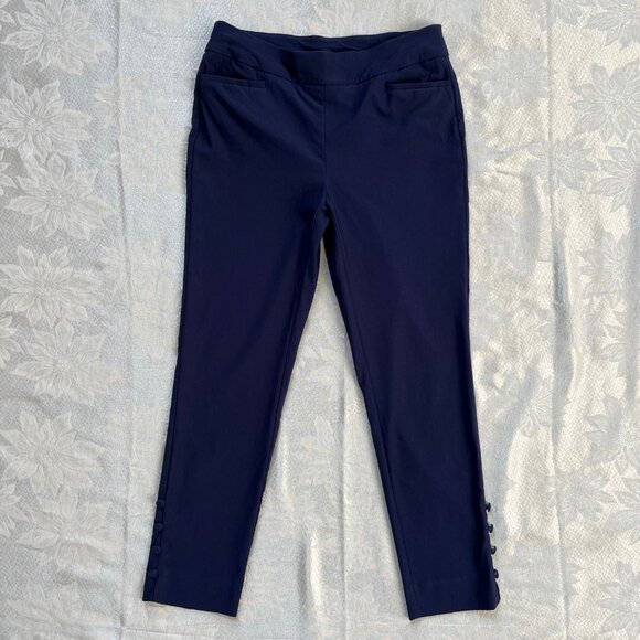 CHICO'S So Slimming Brigette Slim Ankle Casual Pants Slacks Size 4R - Picture 1 of 12